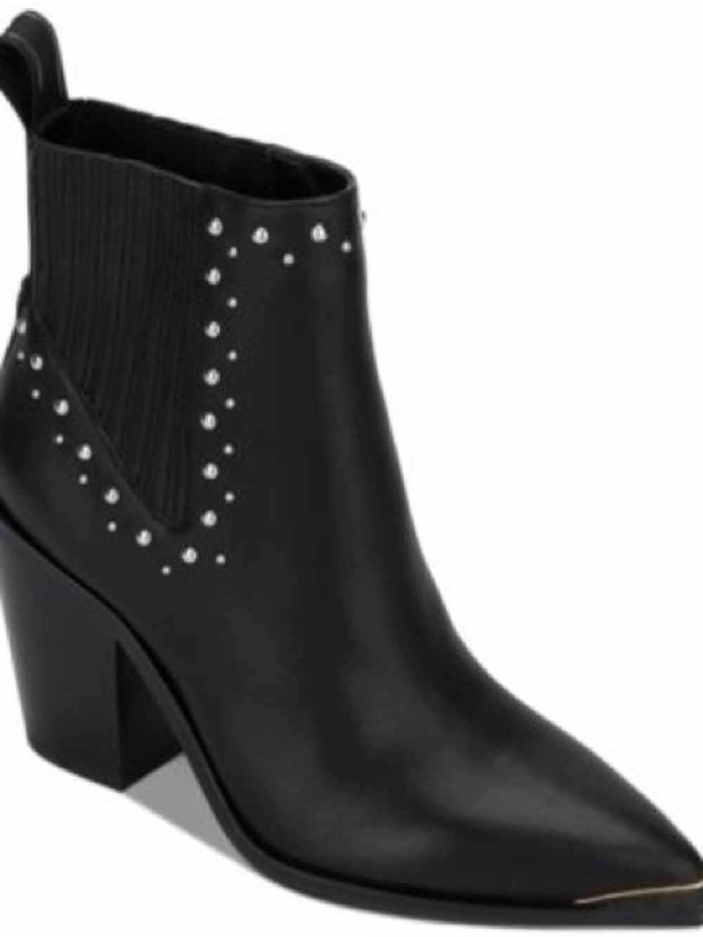 Kenneth Cole West Side studded heel booties 9
